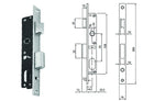 Serratura Montante Infilare Porte Alluminio Cilindro Ovale Scrocco 14,5mm G.F
