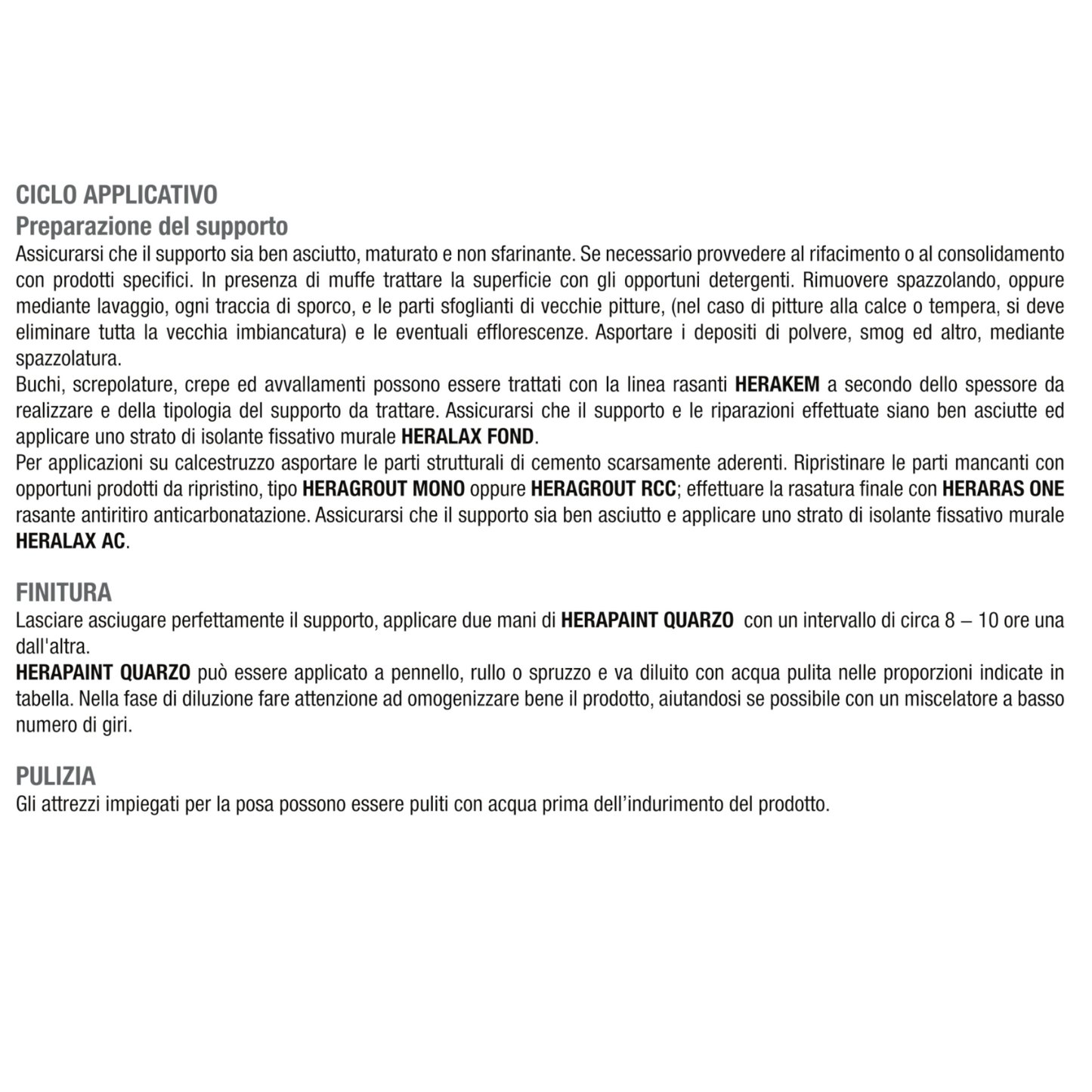 Pittura al Quarzo Interno Esterno HERAKEM Idrorepellente 5L 14L Bianco Opaco