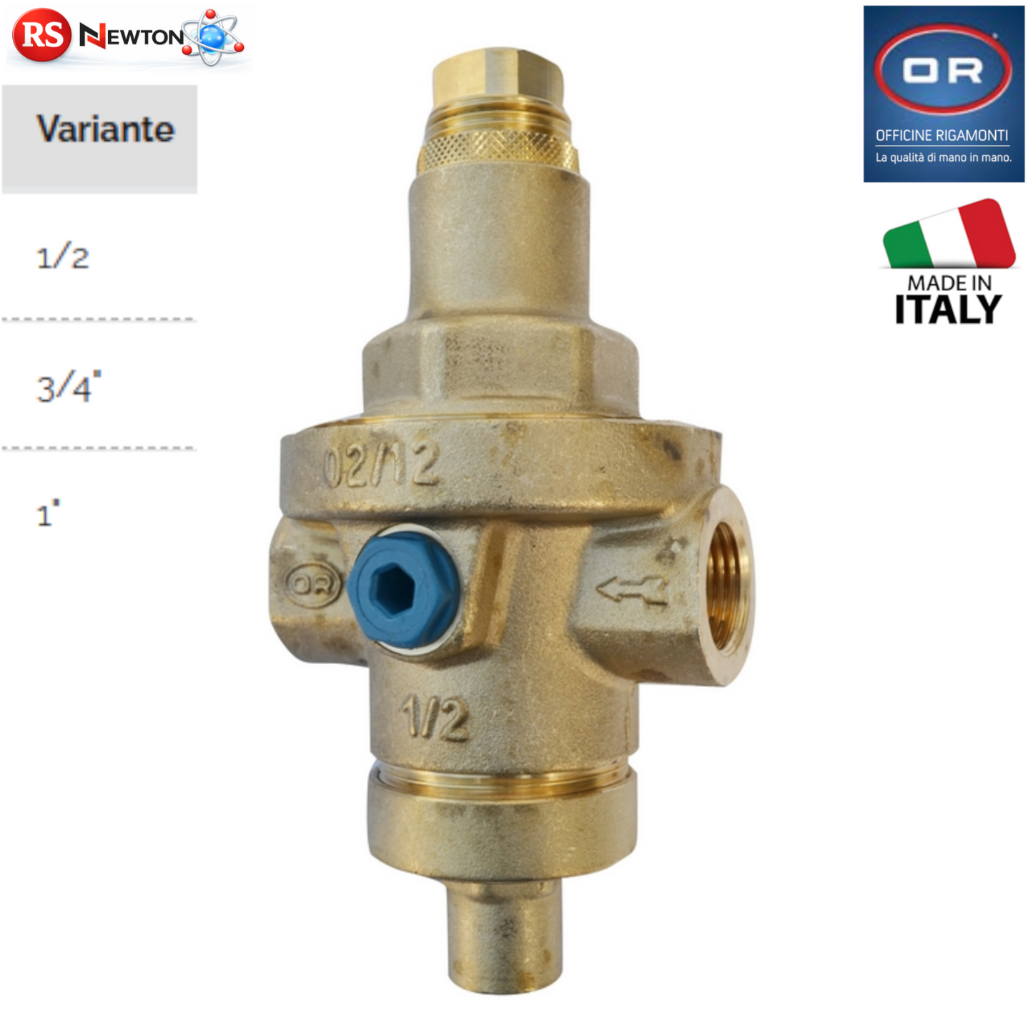 Riduttore Di Pressione PN40 RIGAMONTI Con Camera Di Compensazione 1/2 3/4 1" D.X