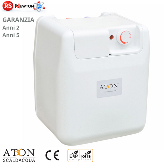 Boiler Elettrico ATON 10 Lt Sottolavello Acqua Calda Cucina Casa Scaldabagno D.X