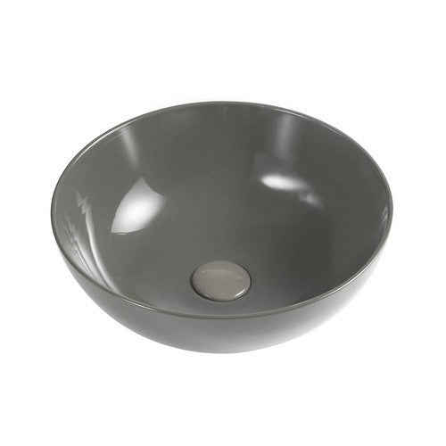 Lavabo Appoggio Slim Bagno Ø33 H140 38,5 H150 LINPHA Ceramica Design Moderno D.X