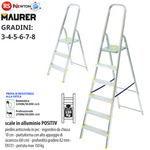 Scala Alluminio Professionale EN131 Piattaforma Antiscivolo 3 4 5 6 7 8 Gr. VBS