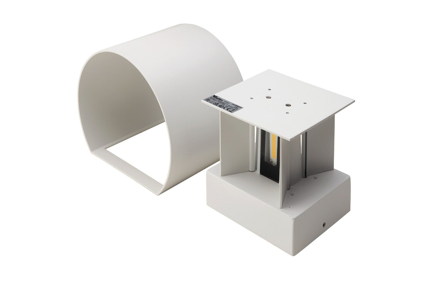 Plafoniera Led Esterno Faretto Luce a Parete Muro Lampada Applique Moderno VBS