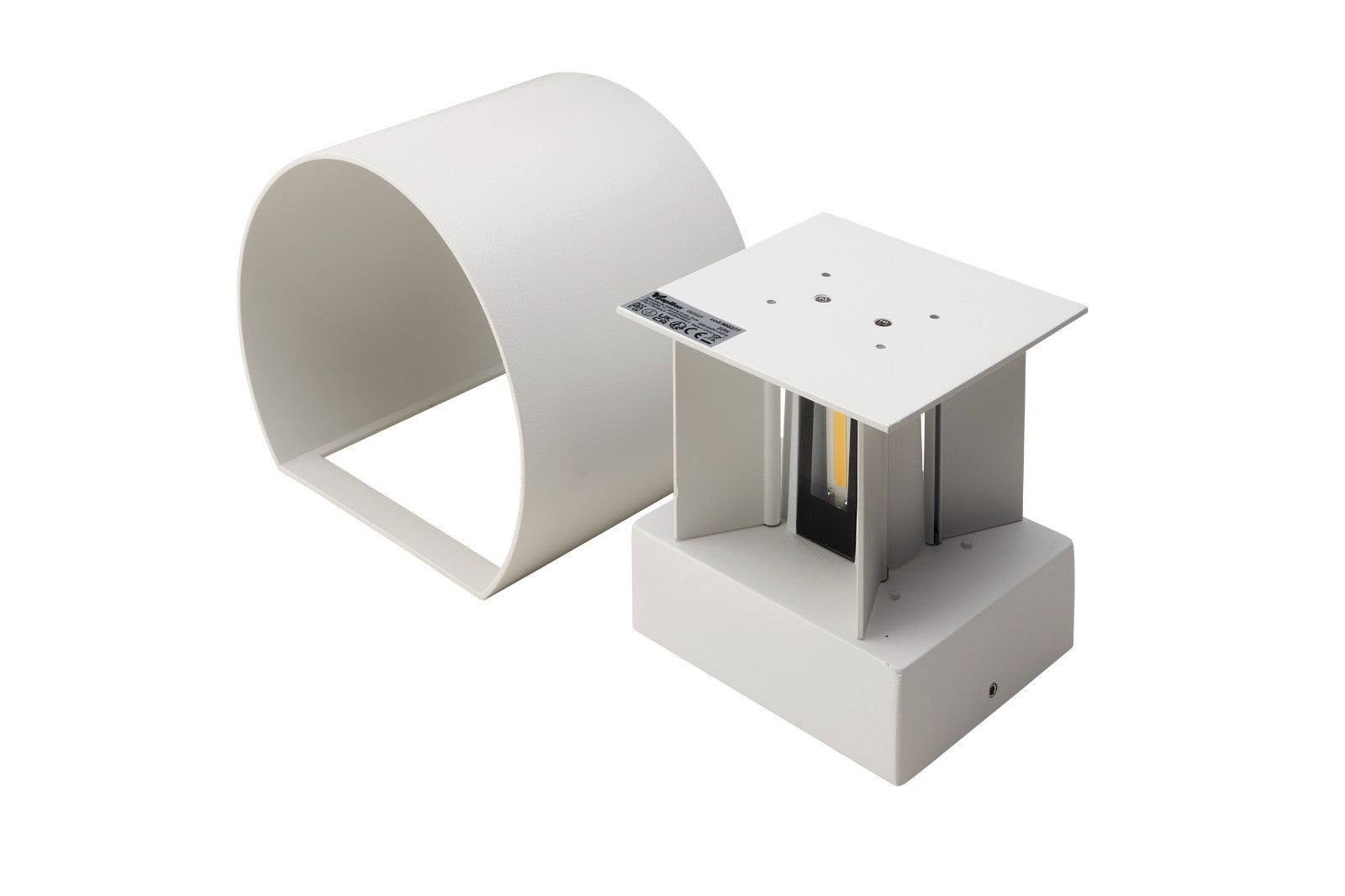 Plafoniera Led Esterno Faretto Luce a Parete Muro Lampada Applique Moderno VBS