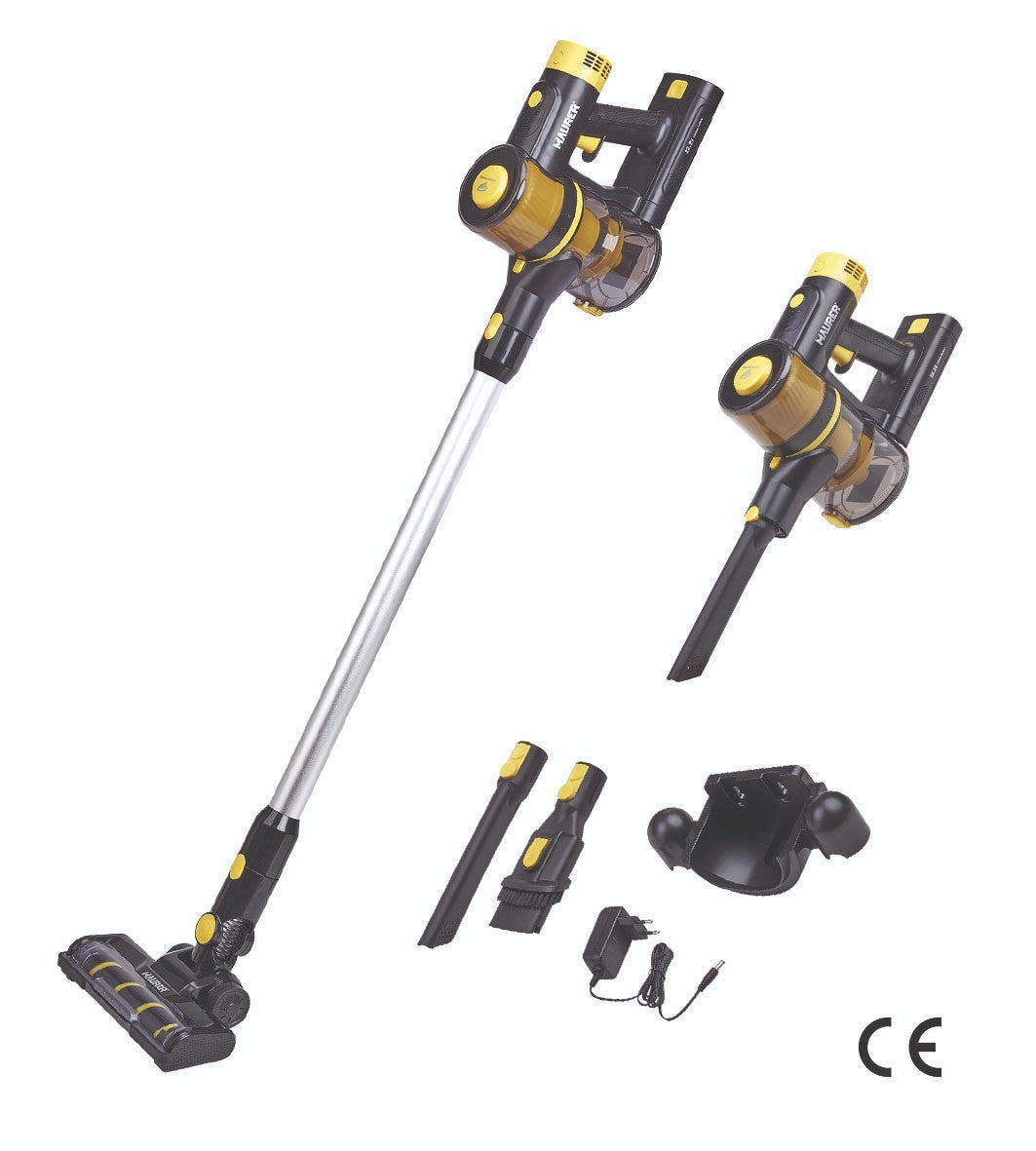 Scopa Elettrica Senza Fili 2in1 Ciclonica Turbo Batteria Litio ASPIRAPOLVERE VBS