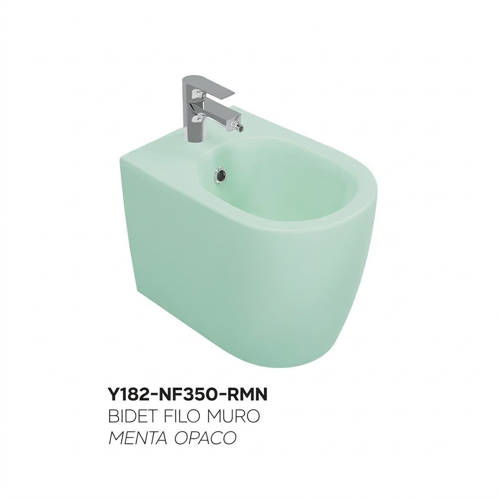 Sanitari Bagno Filo Muro Moderno NYMO INFINITY Vaso WC Bidet Water Elegante D.X