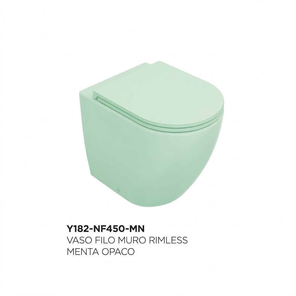 Sanitari Bagno Filo Muro Moderno NYMO INFINITY Vaso WC Bidet Water Elegante D.X