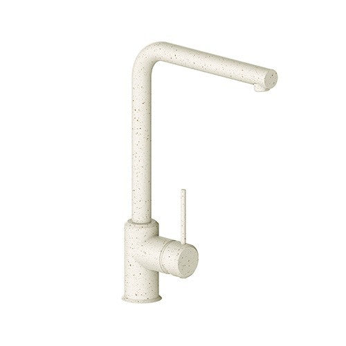 Miscelatore Cucina Rubinetto Lavello Moderno Canna Alta Avena Cromo Nero D.X