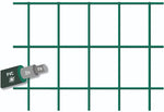 Rete Plastificata 25 M H 175cm Maglia 75x50 Recinzione Zincata Giardino VBS