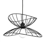 Lampadario E27 Doppio Uso Metallo Bianco Nero Sospensione Regolabile Bar V.L