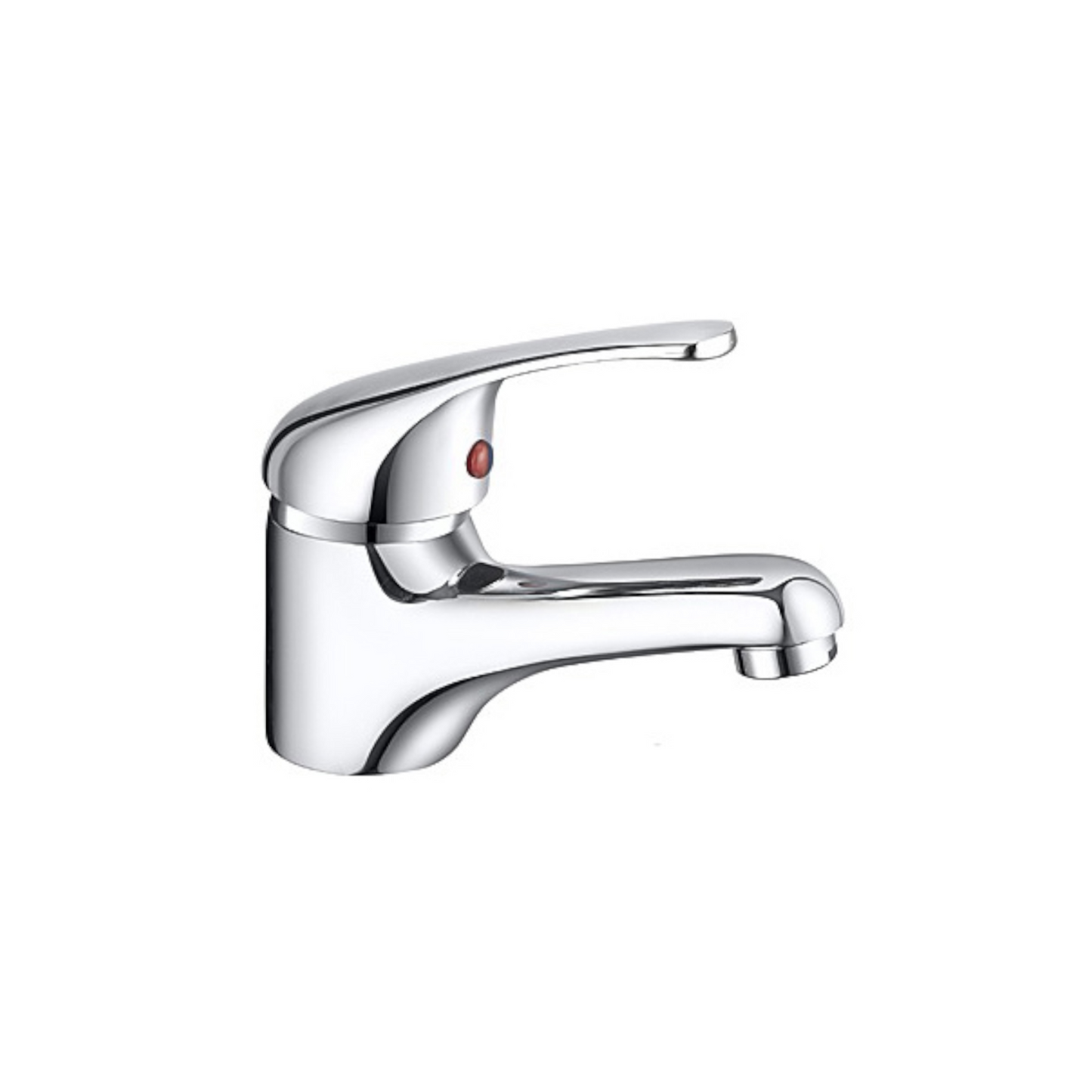 Miscelatore Rubinetto Bagno Lavabo Bidet Vasca Doccia Ottone Cromo DELFINA D.X