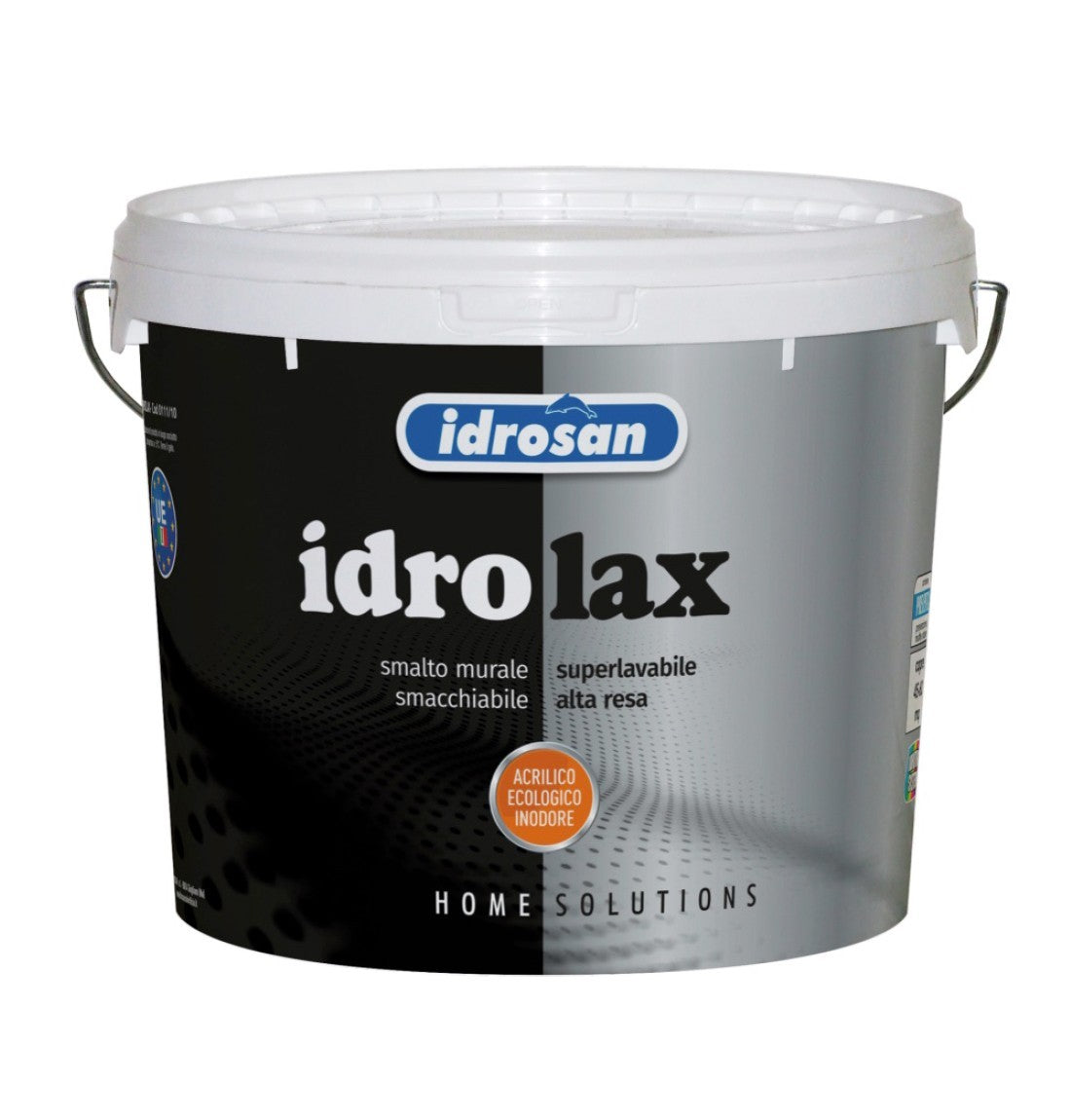 Pittura Smalto Murale Bianco Super Lavabile Opaco o Satinato 2.5 10L IDROLAX I.D