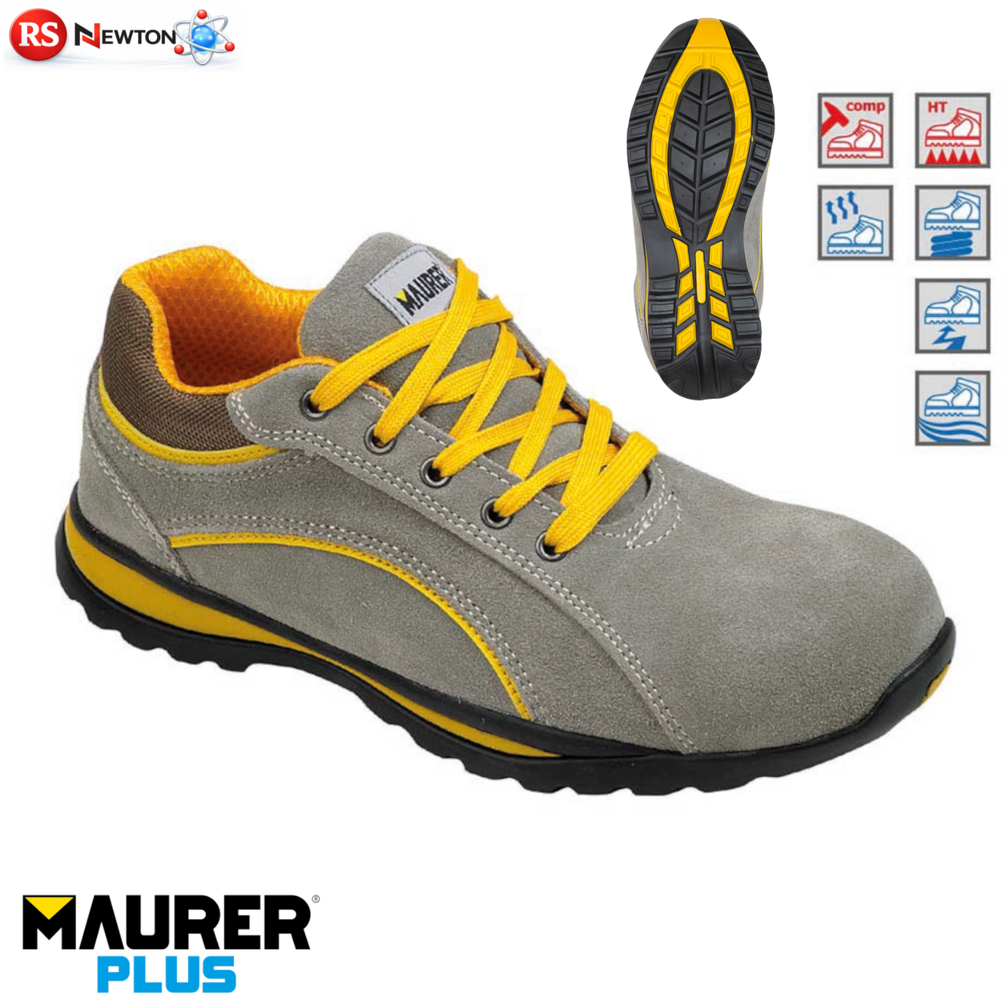 Scarpe Antinfortunistiche Scamosciate MAURER S1P SRC Scarpa Puntale Coposito VBS