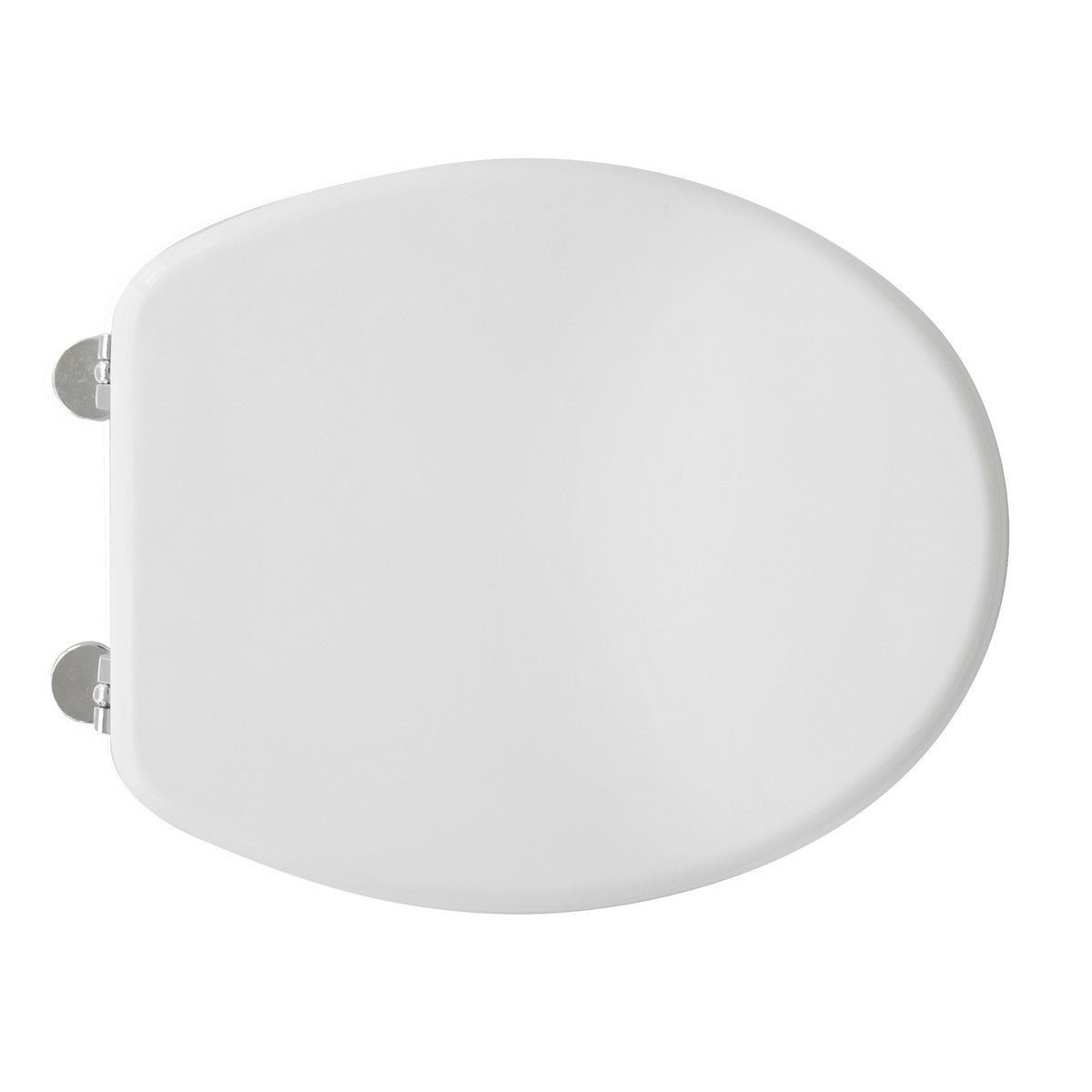 Sedile Wc Legno Colato MDF Copriwater Tavoletta Vaso Universale Bianco Bagno D.X