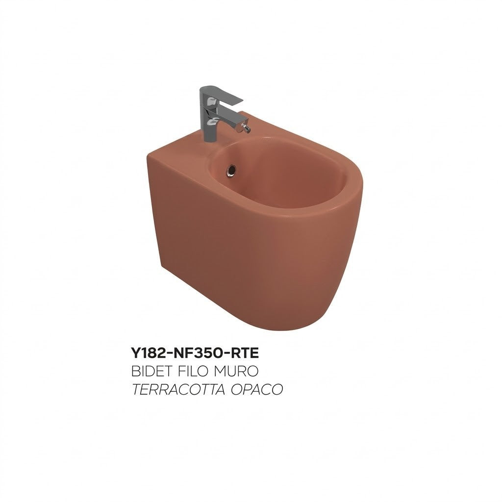 Sanitari Bagno Filo Muro Moderno NYMO INFINITY Vaso WC Bidet Water Elegante D.X