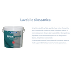 Idropittura Silossanica Lavabile Opaca Vellutata Bianca Mascherante 4 14 Lt I.D