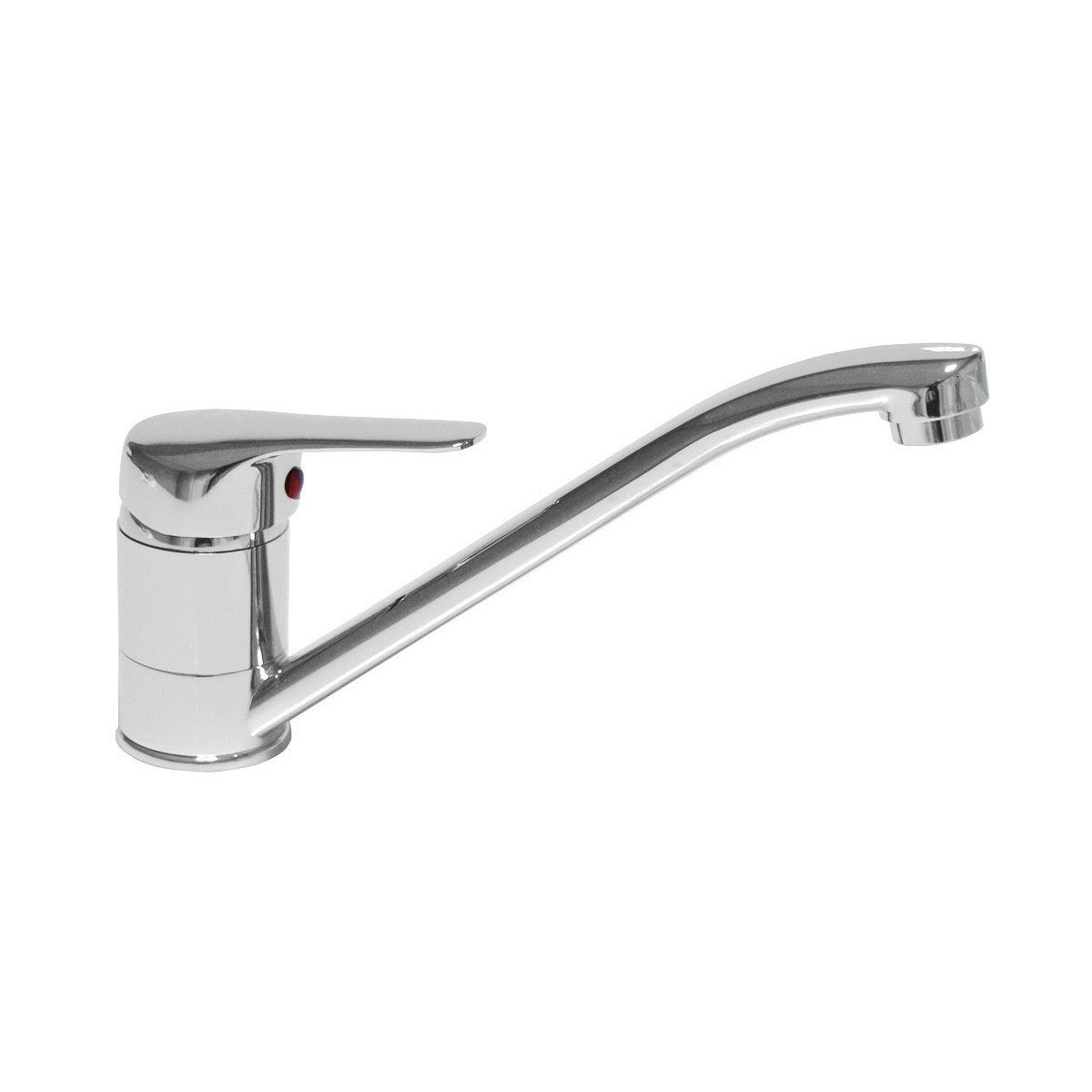 Rubinetto Cucina INES Girevole Moderno Miscelatore Lavello Monocomando Cromo D.X
