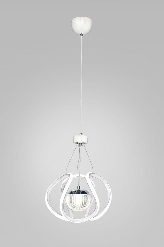 Lampadario LED Sospensione Moderno 35-70w Bianco Nero Camera Letto Soggiorno V.L