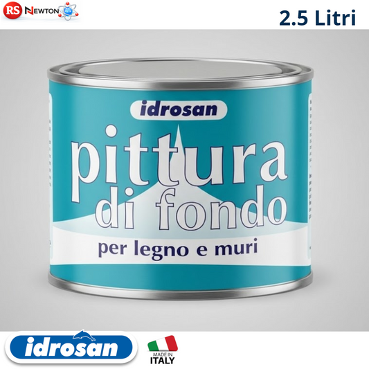 PRIMER Ferro Legno Muro Pittura di Fondo Bianco Carteggiabile Coprente 2.5Lt I.D