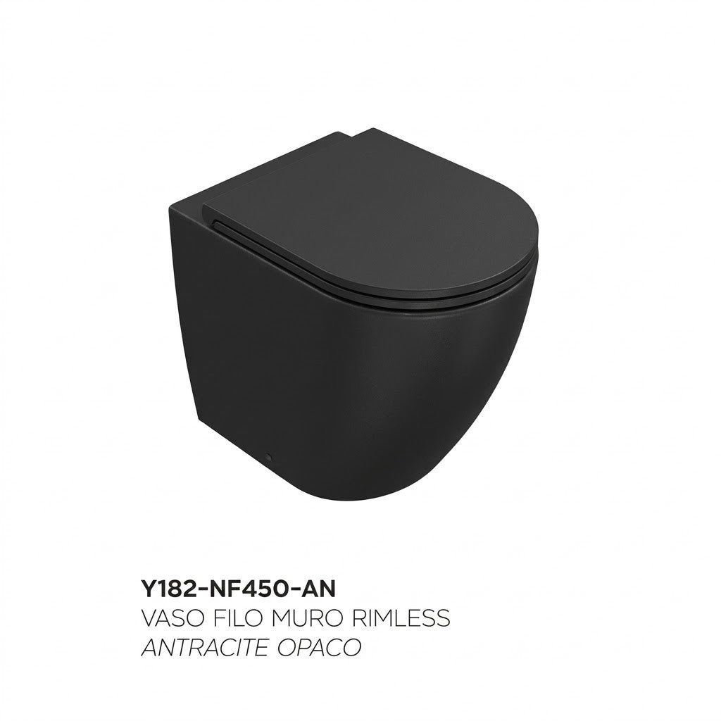 Sanitari Bagno Filo Muro Moderno NYMO INFINITY Vaso WC Bidet Water Elegante D.X