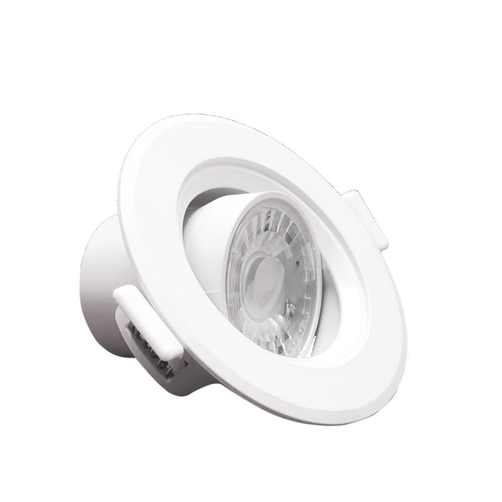 Faretto LED COB 8W Orientabile Rotondo Incasso Foro 60-75mm 640lm IP40 V.L