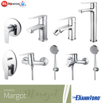 Rubinetto Miscelatore Bagno Lavabo Bidet Vasca Doccia Ottone Moderno MARGOT D.X