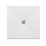 Piatto Doccia Quadrato 70x70 80x80 90x90 LINPHA Marmoresina Effetto Pietra D.X