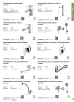 Rubinetto Miscelatore Bagno Lavabo Bidet Vasca Doccia Ottone Moderno MARGOT D.X