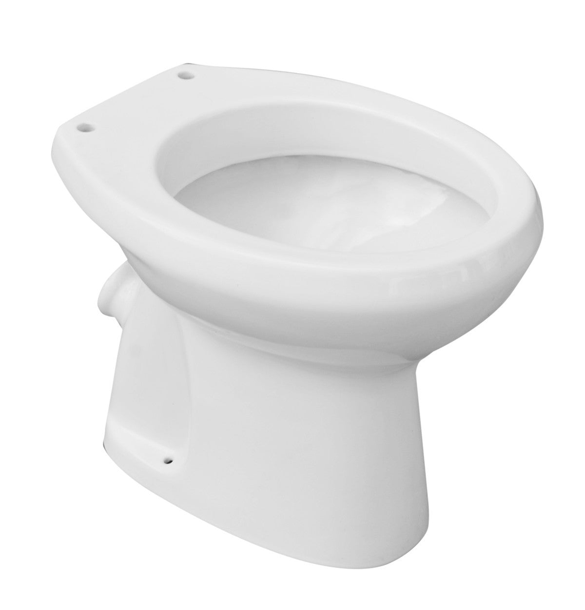Vaso WC Doppio Scarico Bianco in Ceramica Ventilato Sanitari Bagno a Terra D.X