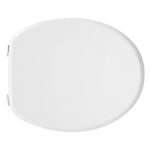 Sedile WC Universale in Legno MDF CopriWater Cerniere Acciaio Regolabili D.X