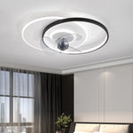 Plafoniera LED con Ventilatore 68W 55cm Dimmerabile Telecomando 3 Luci V.L