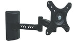Supporto TV Staffa Muro 3 Snodi Orientabile VESA 100x100 Universale 30 Kg VBS