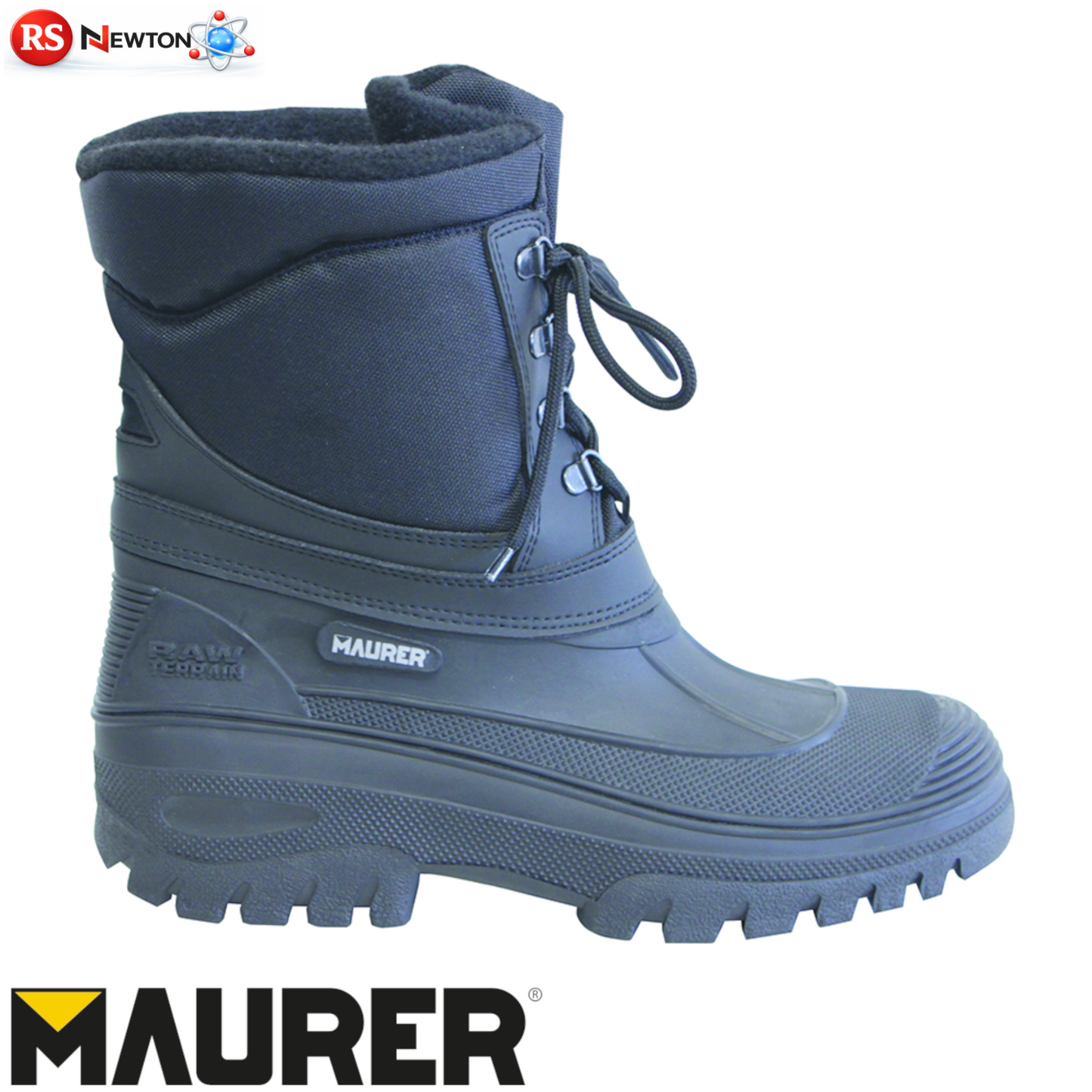 Stivale CANADESE Invernale Nero Impermeabile MAURER Stivali Antiscivolo Uomo VBS