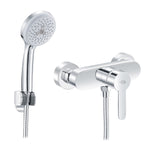 Rubinetto Miscelatore IOLE Bagno Lavabo Bidet Vasca Doccia Ottone Moderno D.X