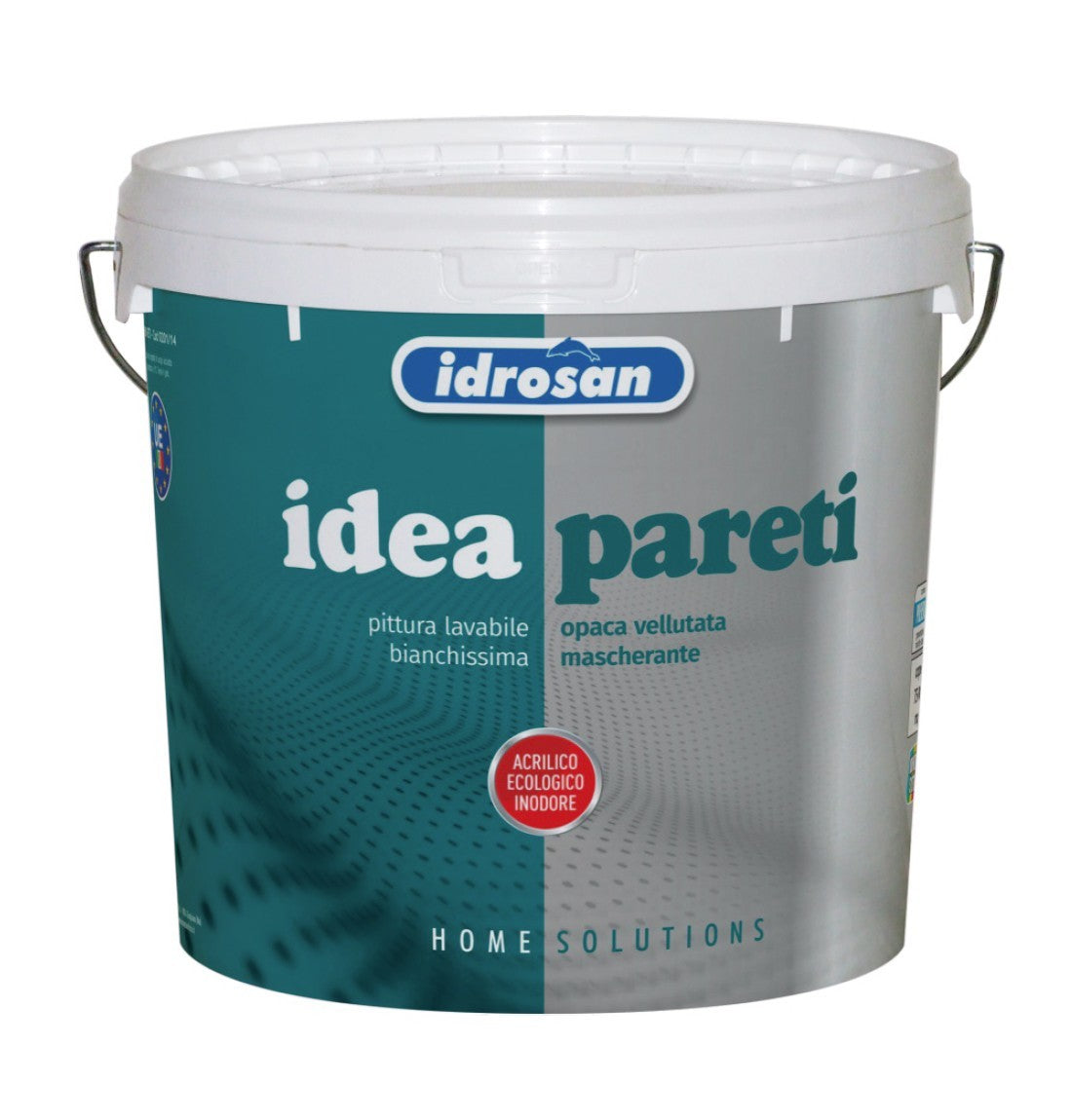 Idropittura Silossanica Lavabile Opaca Vellutata Bianca Mascherante 4 14 Lt I.D