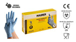 Guanti Nitrile Blu Monouso 100pz Anallergici Oli e Grassi Meccanica CAT III VBS