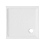 Piatto Doccia Quadro Ceramica Bianco H6 70x70 80x80 90x90 Foro 90 Slim Bagno D.X