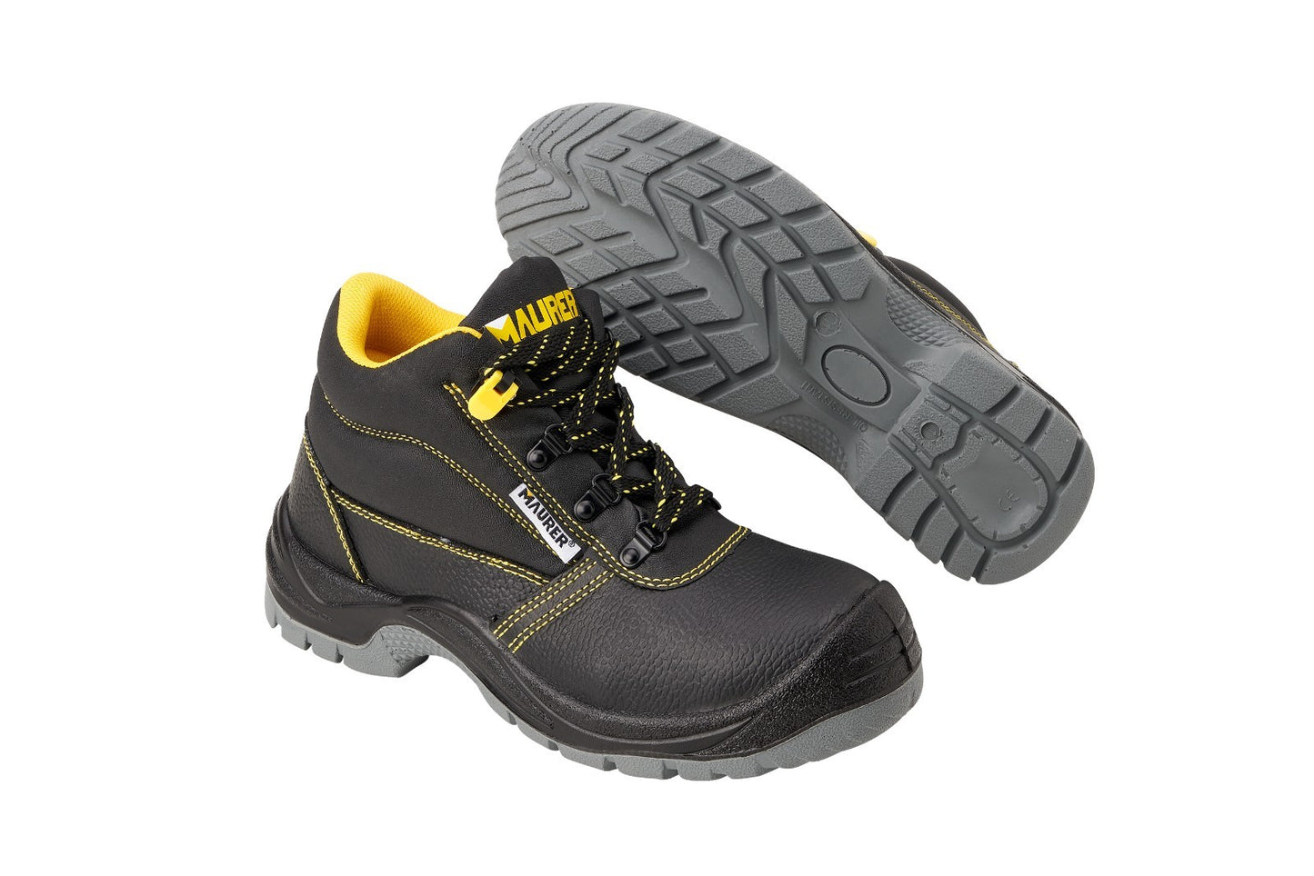 Scarpe Antinfortunistiche Alte Pelle S3 MAURER Puntale Acciaio Uomo Lavoro VBS