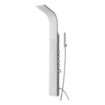 Doccia Multifunzione Bianco Lucido Colonna In Alluminio Lucido 15xH150 cm D.X