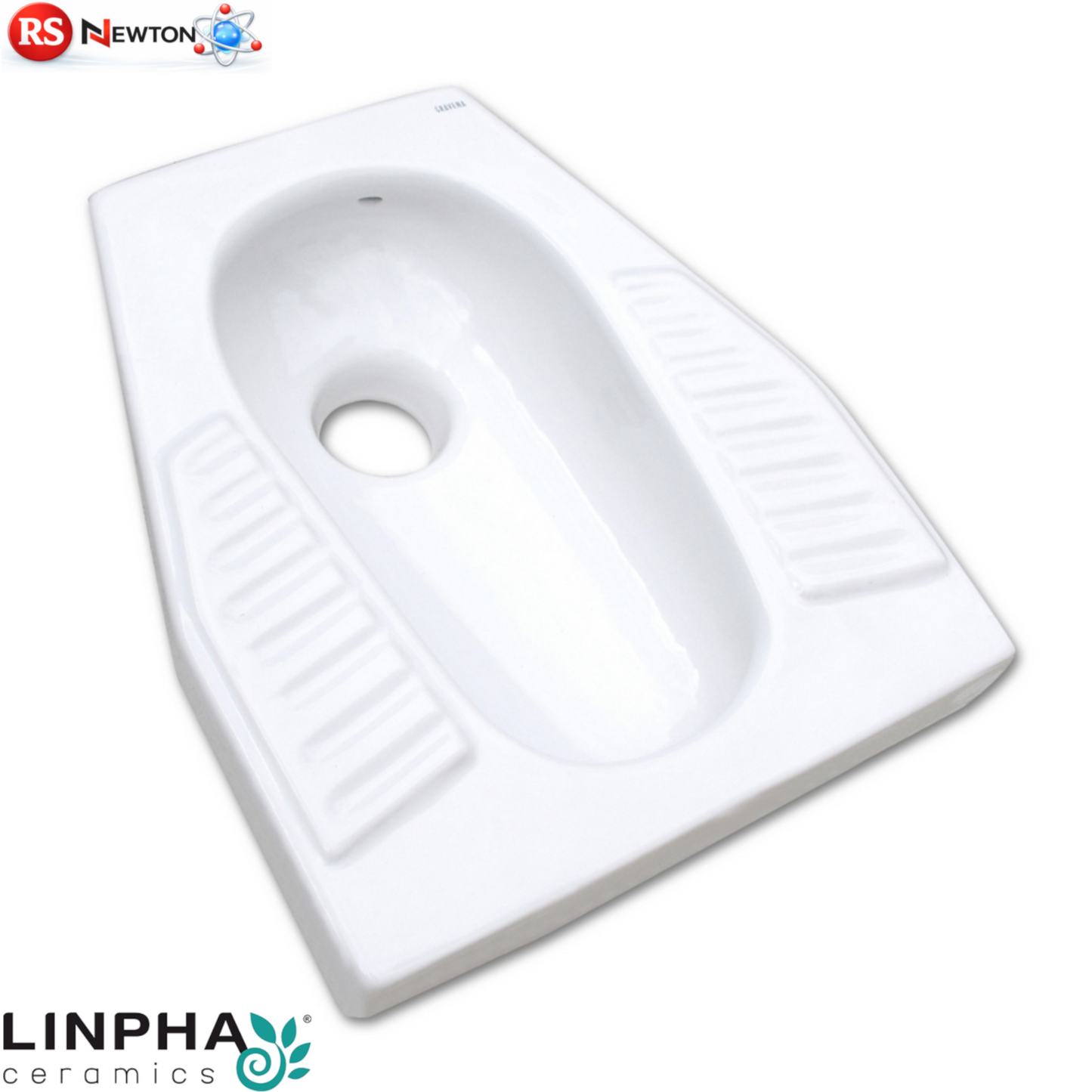 Vaso Turca in Porcellana Bianco WC Turco Pavimento Sanitari Bagno a Terra D.X