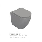 Sanitari Bagno Filo Muro Moderno NYMO INFINITY Vaso WC Bidet Water Elegante D.X