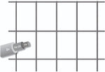 Rete Elettrosaldata Zincata 25 M Recinzione Maglia 75x50 Filo 1,6mm H125-175 VBS
