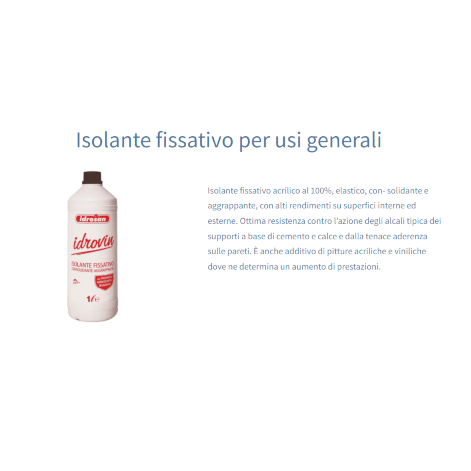 Fissativo Acrilico Isolante Consolidante Interni Esterni 5 14 L Aggrappante I.D
