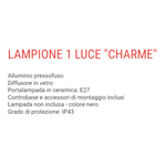 Lampione Giardino 1 Luce Nero H100cm IP43 Attacco E27 Paletto Esterno Design VBS