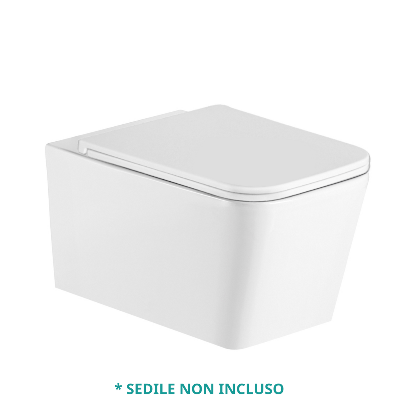 Sanitari Sospesi Rimless Bagno KLENIA Vaso WC Bidet Copri Water Soft Moderno D.X