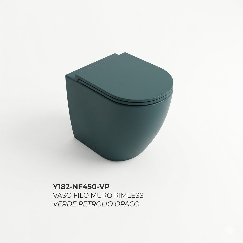 Sanitari Bagno Filo Muro Moderno NYMO INFINITY Vaso WC Bidet Water Elegante D.X
