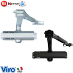Chiudiporta Automatico VIRO Regolabile Forza 2-4 Per Porta 110cm 85kg Aereo VBS