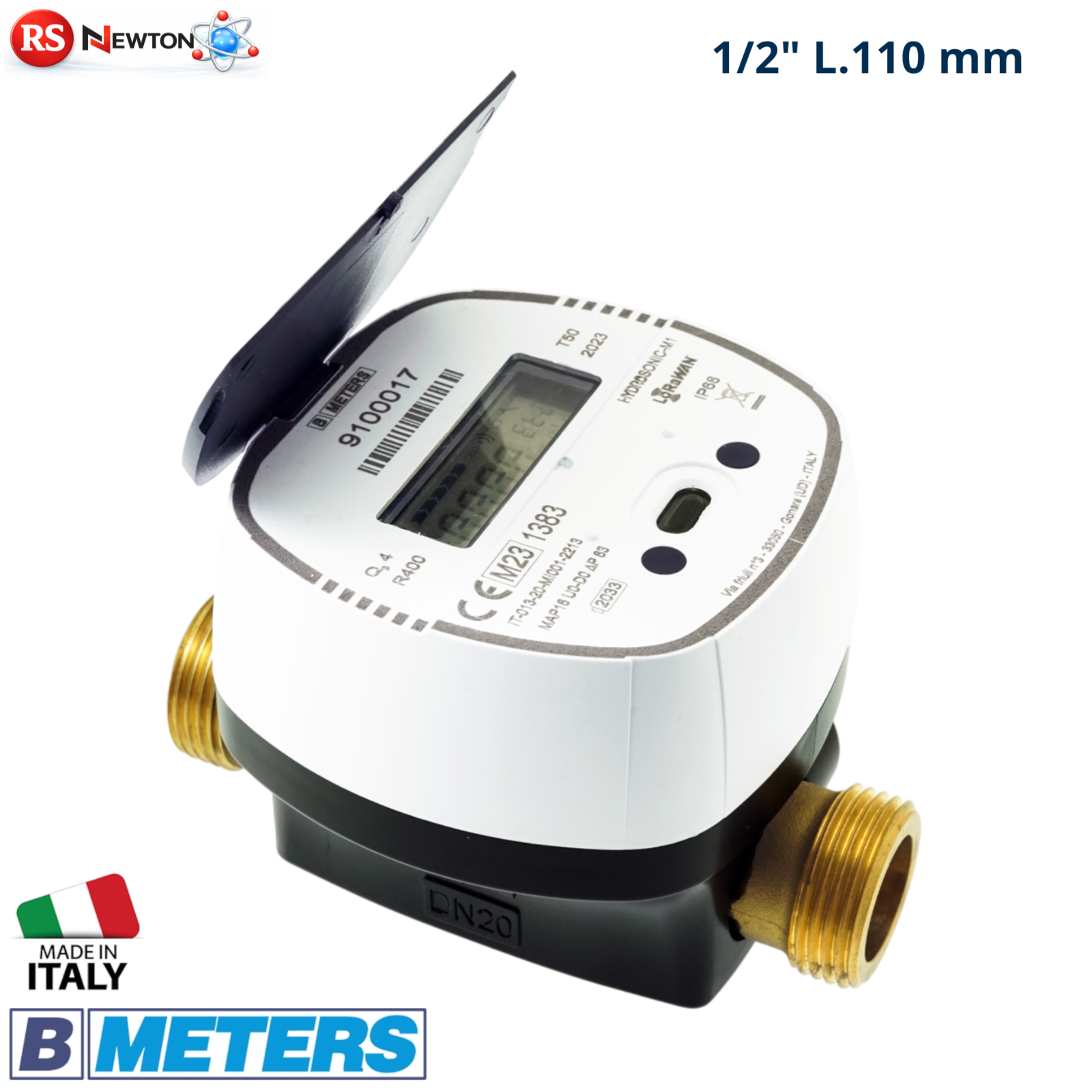 Contatore Ultrasuoni HYDROSONIC M1 DN15 1/2" R400 wM-Bus IP68 Acqua D.X