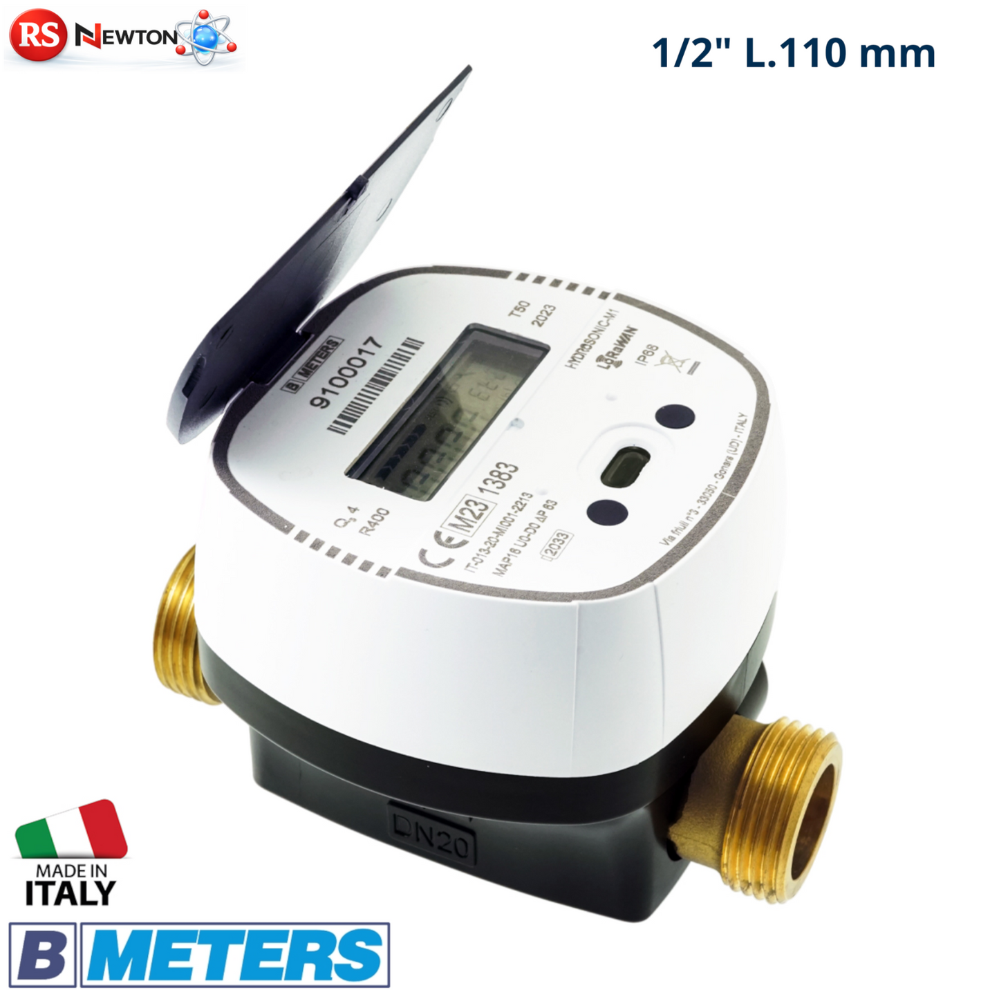 Contatore Ultrasuoni HYDROSONIC M1 DN15 1/2" R400 wM-Bus IP68 Acqua D.X