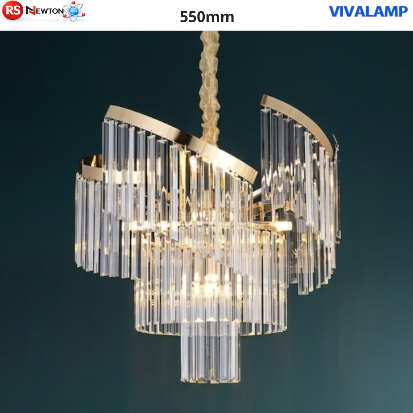 Lampadario Cristallo 12xG9 Moderno Elegante Lusso Sospensione Hotel Albergo V.L